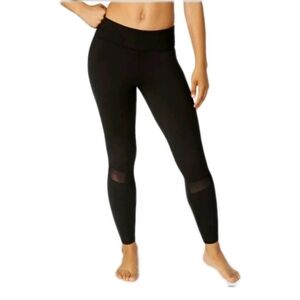 GAIAM Om Mesh Yoga Leggings In Black (Tap Shoe) Size XS